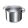 Image de Cuiseur à pâtes et légumes 7,6 l en inox avec couvercle en verre - Beka - Argent / Métallique - Acier Inoxydable (inox)
