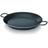 Image de Plat à paella noir en aluminium D.38 cm tous feux dont induction