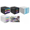 Image de CEP Module de classement Smoove GLOSS, 5 tiroirs, noir /