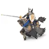 Image de 36001 Prince noir au dragon et son cheval