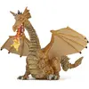 Image de Papo Dragon cracheur de feu, or