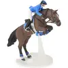 Image de Papo Cheval de saut d'obstacles et cavalière