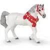 Image de Papo Cheval arabe blanc en uniforme de parade