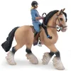 Image de Figurine cheval Tinker et sa jeune cavalière