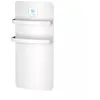 Image de Noirot Radiateur sèche-serviettes - ANURI - Rx aluminium et soufflerie - 1200W - 36,6x74,1x17,4 cm - programmable - détection fenêtre - blanc