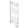 Image de Noirot Radiateur sèche-serviettes - FLO BAIN II - fluide - 500W - 50x102,2x12,2 cm - programmable - 2 patères incluses - blanc