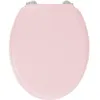 Image de GELCO DESIGN Abattant WC Dolce - Charnieres inox - Bois moulé - Rose crystal