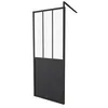 Image de Paroi fixe 80x200 style industriel noir