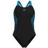 Image de Arena, Femmes, Maillot de bain, WOMEN "S OPENINGS SWIMSUI BLACK-TURQUOISE Taille : 40, Turquoise, Noir, Bleu, (40)