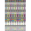 Image de Gommettes yeux adhésives assorties, repositionnables - Pochette de 594