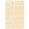 Image de Pochoir A4 - Alphabet Scrabble