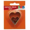 Image de Emporte-pièces métal - Coeur - 3 pièces - DTM
