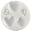 Image de Loisirs Créatifs - Moule Silicone Diamètre 7cm - Coeurs