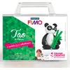 Image de Coffret de modelage pâte polymère pour enfants - Tao le Panda 6,5 cm