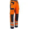 Image de Pantalon de travail Polarisation haute visibilité, multipoches et poches genouillères - Orange/Marine - T42 - LMA - 1679 T42