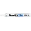 Image de Pentel marqueur permanent X100W, pointe ogive, 2,2 mm, blanc