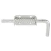 Image de Verrou pistolet à ressort 14mm inox zingué blanc - JARDINIER MASSARD - 522381