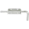 Image de Verrou pistolet à ressort 14 mm inox zingué blanc JARDINIER MASSARD 522381