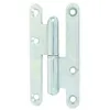 Image de Paumelle droite bois LOUTRE SEDAN 110x55 mm bouts ronds zingué - JARDINIER MASSARD - J530300