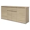 Image de BETTY Buffet bas contemporain decor chene - L 185 cm