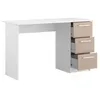 Image de Bureau ESSENTIEL PARISOT 3 tiroirs Décor chêne et blanc