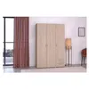 Image de Armoire chambre PARISOT VARIA 6521A3PT 3 portes battantes 2 tiroirs chêne blanc