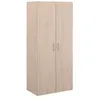 Image de Armoire de chambre - EASY LIFE - Chene - 2 portes - 80,2 x 180 x 49,7 - PARISOT