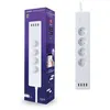 Image de Logicom Home Strippy Multiprise connectée (Prise UE   4 prises TERRE & 4 prises USB   alimentation 220/240V   Protection enfant