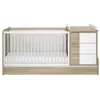 Image de GALIPETTE SACHA LIT COMPACT EVOLUTIF 70X140 FINITION CHENE DU BOCAGE l105 H102 P205
