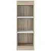 Image de Galipette SACHA petite bibliotheque finition chene du bocage 33x38x90cm
