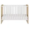 Image de Lit bébé bois blanc 60x120 cm