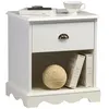 Image de Chevet Blanc 1 Tiroir de Style Anglais - Lots de vente: Lot de 1