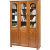 Image de Bibliothèque Chêne 6 Portes L. 120 cm - L 120.6 x l 33 x H 182.2 cm