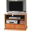 Image de Meuble TV Hifi sur Roulettes Merisier Louis Philippe
