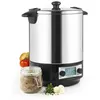 Image de Stérilisateur de bocaux électrique cuve inox avec écran lcd et minuteur 12l 1650w Nature&saveurs NSST12INA