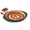 Image de Mastrad - Chaîne de cuisson fond de tarte silicone - rouge