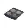 Image de Moule pour 4 babas en silicone - Mastrad - Gris - Silicone