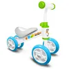 Image de Skids Control Loopfiets Draisienne à 4 Roues Junior Bleu/Blanc