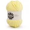 Image de Fil velours 100GR à tricoter PINGO CHENILLE - Pingouin - certifié Oeko-Tex(...) - Jaune Clair