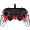 Image de Manette filaire Nacon Lumineuse Rouge pour PS4
