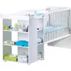 Image de SAUTHON ELOI Lit Combine 3 en 1 Evolutif 60 x 120 en 90x190 cm - Blanc
