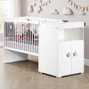 Image de Lit combine évolutif 120 x 60 boutons étoile Grise Basic