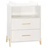 Image de Babyprice - JOY NATUREL - Commode 2 Portes et 1 Niche