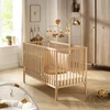 Image de Lit 120 x 60 tout barreaux vernis naturel first