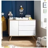 Image de Commode 1 porte et 3 tiroirs Seventies version Blanc