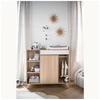 Image de Commode à langer évolutive en bureau Nova Blanc Lin