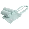 Image de Lot de 2 draps housse ovales pour berceau Sauthon Original Bleu Aqua