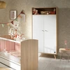 Image de Armoire 2 portes et 1 niche Bois Blanc Access Bois Blanc