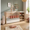 Image de Lit chambre évolutif commode étagère UP Chêne Doré
