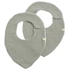Image de Lot de 2 bavoirs uni Sauge